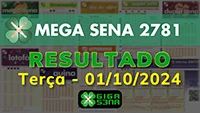 Resultado da Mega Sena 2781