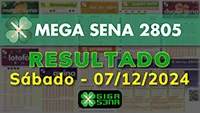 Resultado da Mega Sena 2805