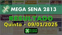 Resultado da Mega Sena 2813