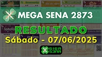 Resultado da Mega Sena 2873