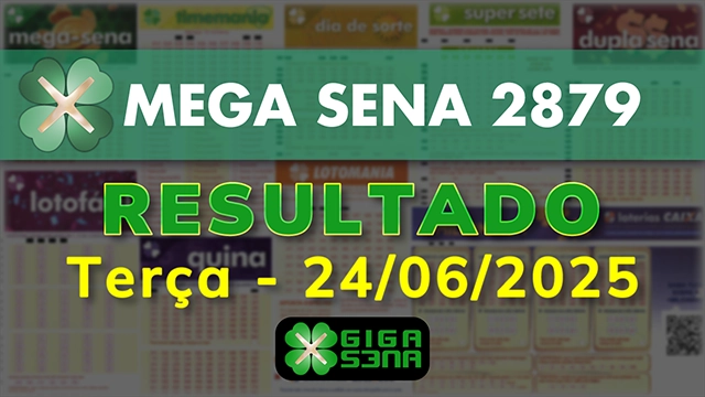 Resultado da Mega Sena 2879