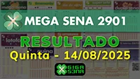 Resultado da Mega Sena 2901