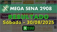 Resultado da Mega Sena 2908