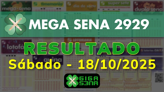 Resultado da Mega Sena 2929