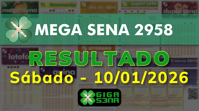 Resultado da Mega Sena 2958