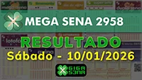 Resultado da Mega Sena 2958