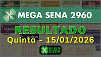Resultado da Mega Sena 2960