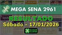 Resultado da Mega Sena 2961