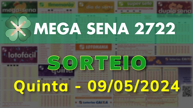 Sorteio da Mega Sena 2722