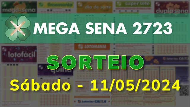 Sorteio da Mega Sena 2723