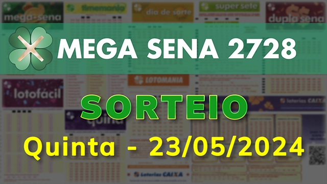 Sorteio da Mega Sena 2728
