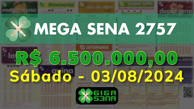 Sorteio da Mega Sena 2757