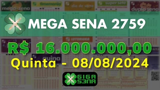 Sorteio da Mega Sena 2759