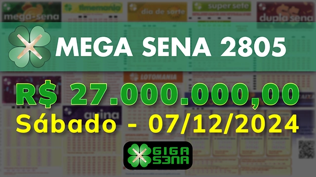 Sorteio da Mega Sena 2805