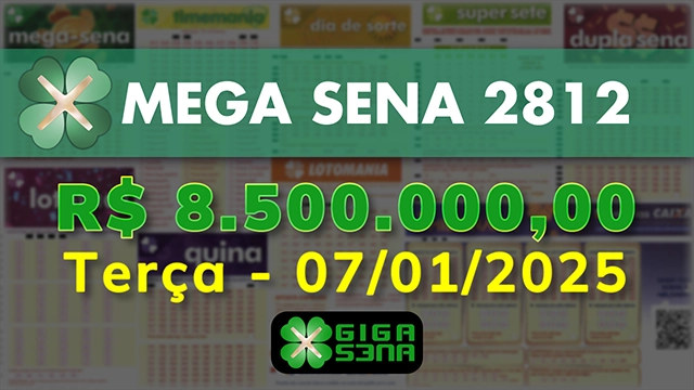 Sorteio da Mega Sena 2812