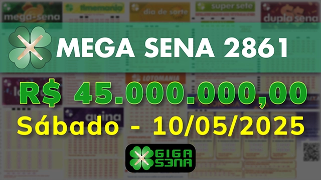 Sorteio da Mega Sena 2861