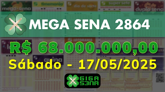 Sorteio da Mega Sena 2864