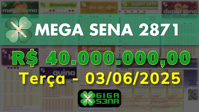 Sorteio da Mega Sena 2871