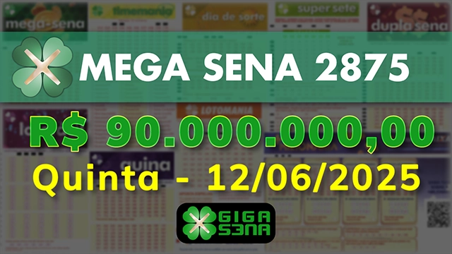 Sorteio da Mega Sena 2875