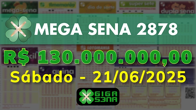 Sorteio da Mega Sena 2878