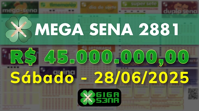 Sorteio da Mega Sena 2881