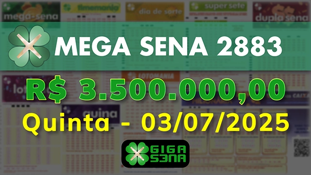 Sorteio da Mega Sena 2883