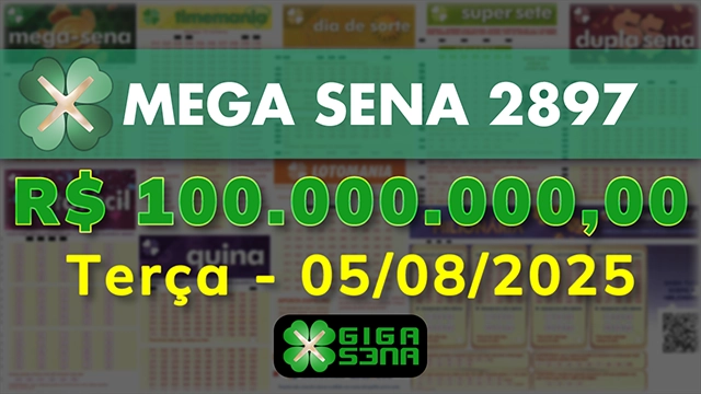 Sorteio da Mega Sena 2897