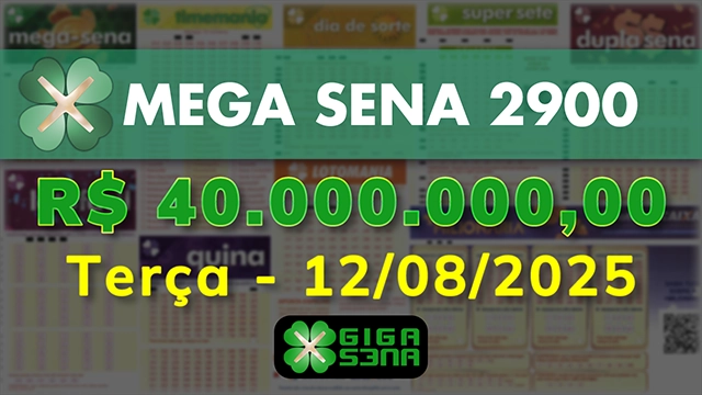 Sorteio da Mega Sena 2900