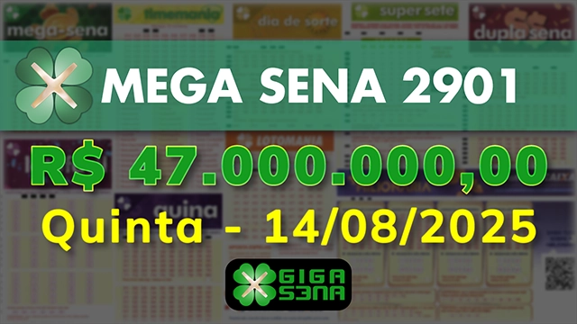 Sorteio da Mega Sena 2901