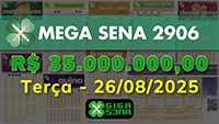 Sorteio da Mega Sena 2906