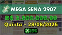 Sorteio da Mega Sena 2907