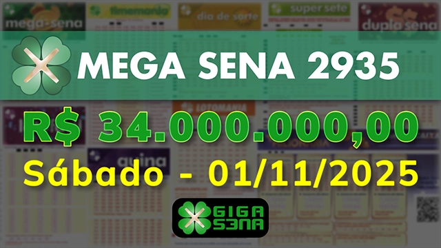 Sorteio da Mega Sena 2935