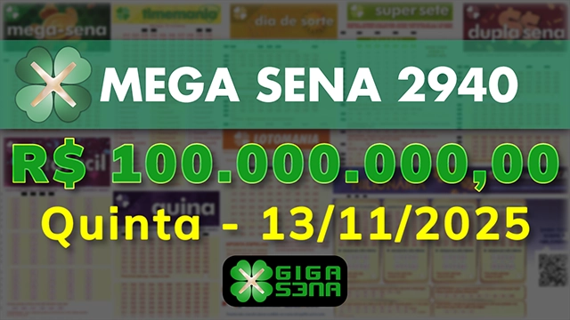 Sorteio da Mega Sena 2940