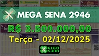 Sorteio da Mega Sena 2946