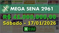 Sorteio da Mega Sena 2961