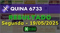Resultado da Quina 6733