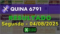 Resultado da Quina 6791