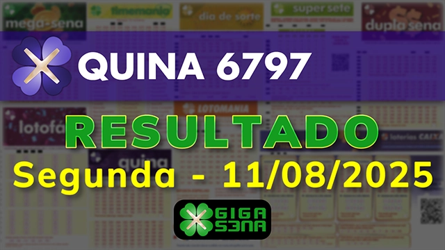 Resultado da Quina 6797