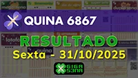 Resultado da Quina 6867