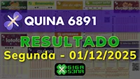 Resultado da Quina 6891