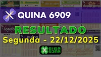 Resultado da Quina 6909