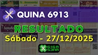 Resultado da Quina 6913