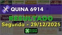 Resultado da Quina 6914