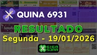 Resultado da Quina 6931