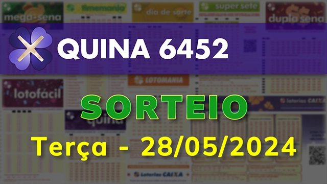 Sorteio da Quina 6452