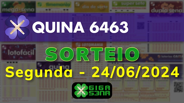 Sorteio da Quina 6463