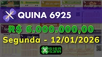 Sorteio da Quina 6925