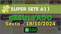 Resultado da Super Sete 611