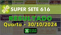 Resultado da Super Sete 616