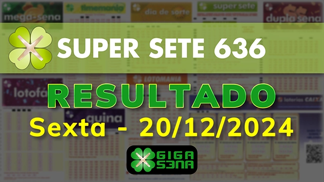 Resultado da Super Sete 636